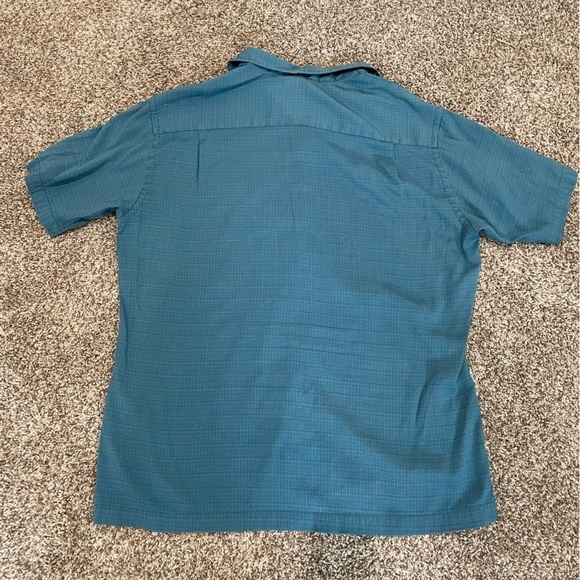 Van Heusen Blue Casual Button Down Shirt Air - Picture 5 of 5